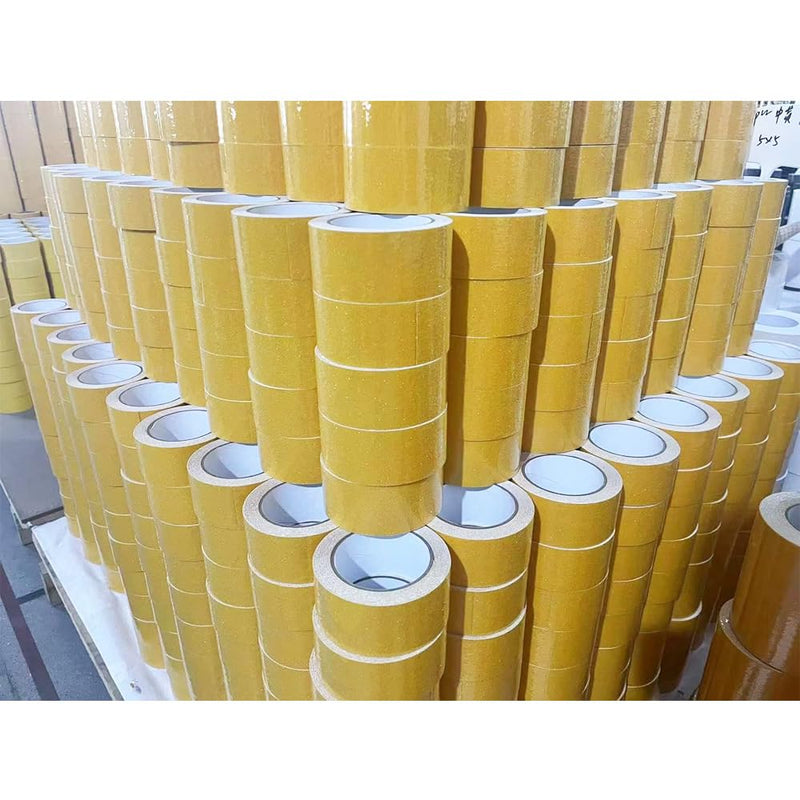 Grip Tape Anti Slip Tape 3 Inch, 20 Feet, Yellow Heavy Duty Non Skid Tape for Stairs Outdoor/Indoor, Waterproof Safety Adhesive Strips Roll for Ramp Traction Tread Staircases, 80 Grit 3" x 20Ft Yellow Roll