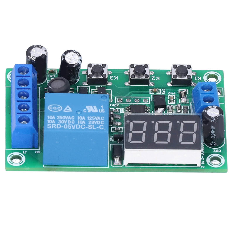 [Australia - AusPower] - DC Current Detection Module Relay Switch Sensor Digital Display Motor Controller Digital Display with Error Calibration Function 12V 