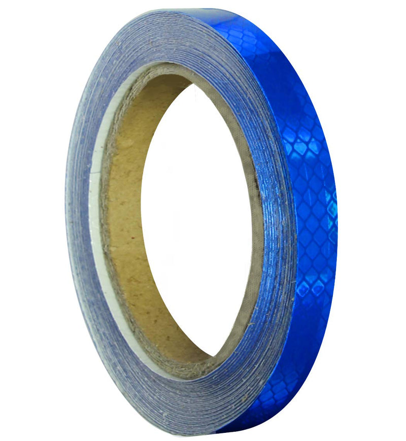 VViViD High Intensity Industrial Grade Honeycomb Pattern Reflective Vinyl Tape (1/2 Inch x 30ft, Blue) 1/2" x 30ft