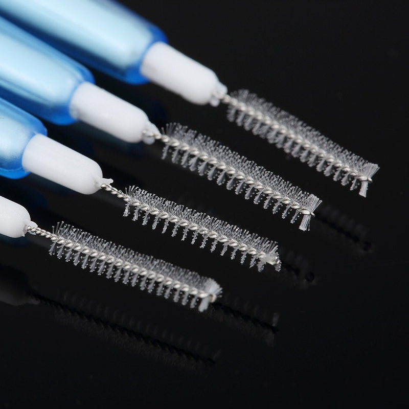 [Australia - AusPower] - Interdental Slim Brush Anself 60Pcs Dental Floss Picks Refill Inter-Dental Brush Teeth Stick Toothpick Flosser for Oral Deep Clean Health Care 