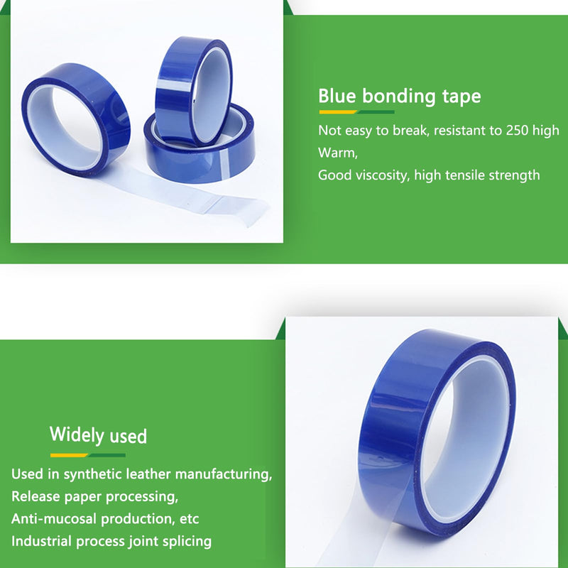 [Australia - AusPower] - Heat Tape for Sublimation,3 Rolls 20mmX33m(108ft),Heat Resistant Tape for High Temperature,Heat Transfer Adhesive Tape,Sublimation Tape,No Residue(Blue Colors) Blue 