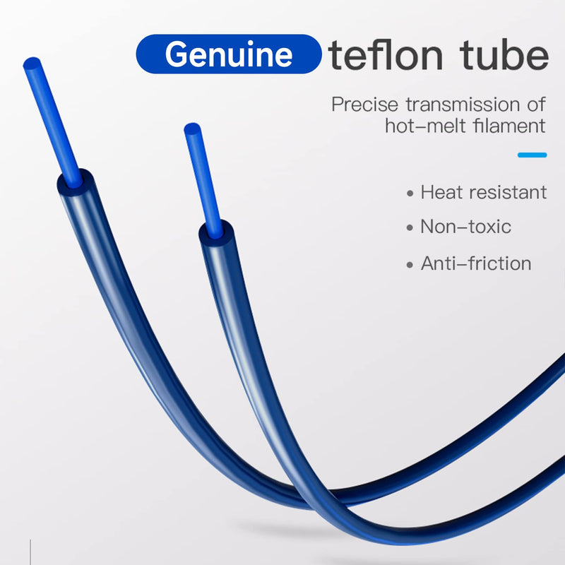 Creality Official Capricorn Bowden Tubing 3M, PTFE Teflon Tube Support 1.75mm Filament Heat Resistant High Lubrication Low Friction for Ender-3/3 Pro / 3 Max / 3 V2 / Ender-5 Series/CR-10 Series