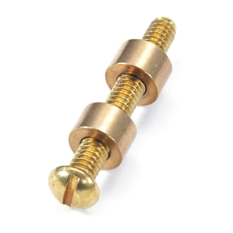 [Australia - AusPower] - Loveless Fasteners for DIY Handles & Knife Handle Repair - USA Size (0.312 x 8-32US x 1.15 Inch) - (Brass/Brass) - (10 Pk) (0.312 x 8-32US x 1.15 Inch) (10)(Brass Heads/Brass Screw) 