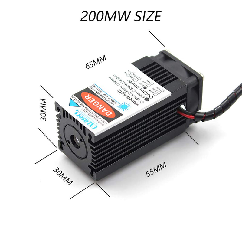 [Australia - AusPower] - 532nm 12V High Power TTL Green Module 