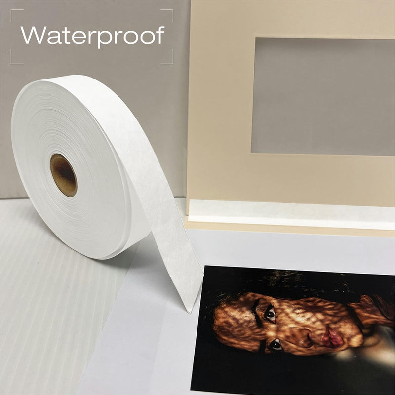 Lineco Pressure Sensitive Polyethylene Tyvek Tape, 1" x 150 ft, White, 1 Roll Average LIN-804-0150