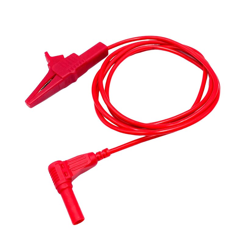 [Australia - AusPower] - 4.92 Feet Heavy Duty Insulated Alligator Clamp to Banana Clip Plug Replacement Test Leads for Automotive Circuits Electrical Testing and Most Multimeters 