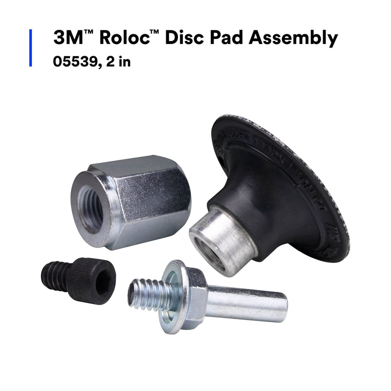 [Australia - AusPower] - 3M Roloc Disc Pad Assembly 05539, 2 in, Quick Change, Durable Backup Pad 1 