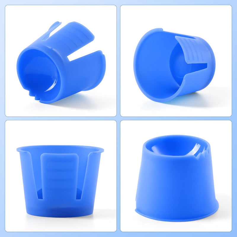 [Australia - AusPower] - JMU Disposable Dappen Dish Dental 100pcs Plastic Dappen Dish, Mini Small Mixing Cups, Assorted Colors 