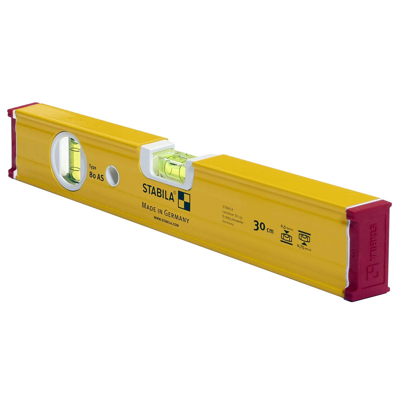 [Australia - AusPower] - Stabila 29012 29012 12" Type 80 AS-2 Spirit Level 