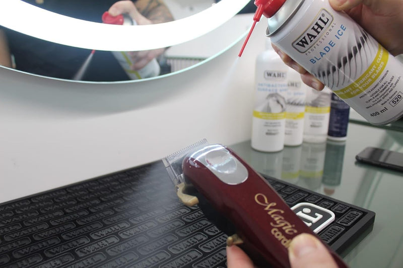 WAHL Blade ICE Spray 250 ml | Instant blade cooling, reduces heat and friction, extends blade life 400 ml (pack of 1)