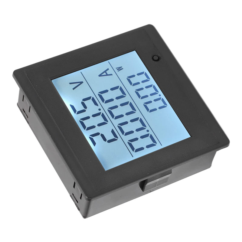 [Australia - AusPower] - Multimeter Ammeter Voltmeter DC 6‑200V Volt Monitor with Alarm Function Digital Voltmeter LCD Display Digital Current Voltage Power Energy Meter Battery Monitor 