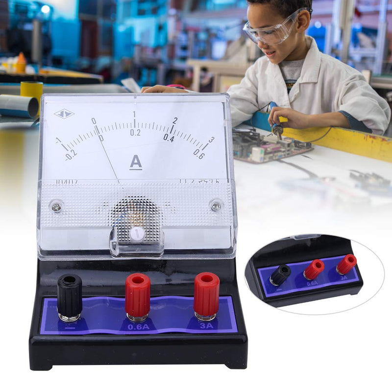 [Australia - AusPower] - Lab Analog Ammeter, Educational Overhead Projection Ammeter DC Current Meter for School Class Physics Teaching Tool Accessories 