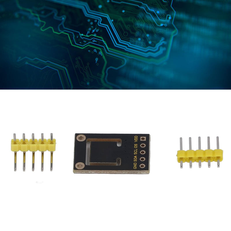 [Australia - AusPower] - MAX30205 Temperature Humidity Sensor Module, 2.7‑3.3V Human Body Temp Sensor Board, 0.1°C Accuracy Body Sensor Module with Alarm, I2C Communicating Interface 