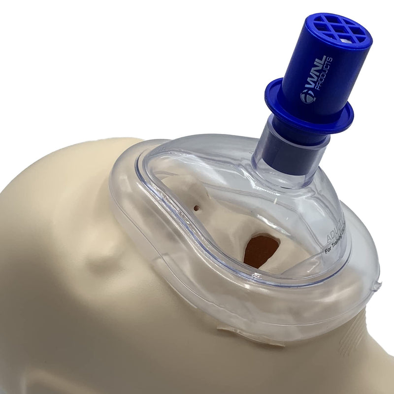 [Australia - AusPower] - WNL Products 5000TMV-CP Adult/Child & Infant CPR Practi-MASK & Valve Combo Pack, 10 CPR Training Masks, 10 Inant CPR Training Masks, and 10 CPR Training Valves Fits All WNL Training Masks 