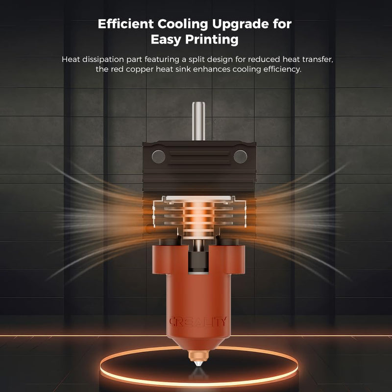 Creality Official K1/K1 Max/K1C Hotend Upgrades Kit,Ceramic Heating Block Ki with Unicorn Quick Swap Nozzle, Support 300°C High Temperature and 600mm/s High-Speed for K1 Series 3D Printer For K1C/K1/K1 Max