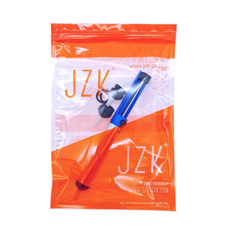 JZK Solder Suction Desoldering Pump, Removable Nozzle with Two Replacement Nozzle Tips, Small Desoldering Suction Pump, Solder Removal Tool, Soldering Accessories