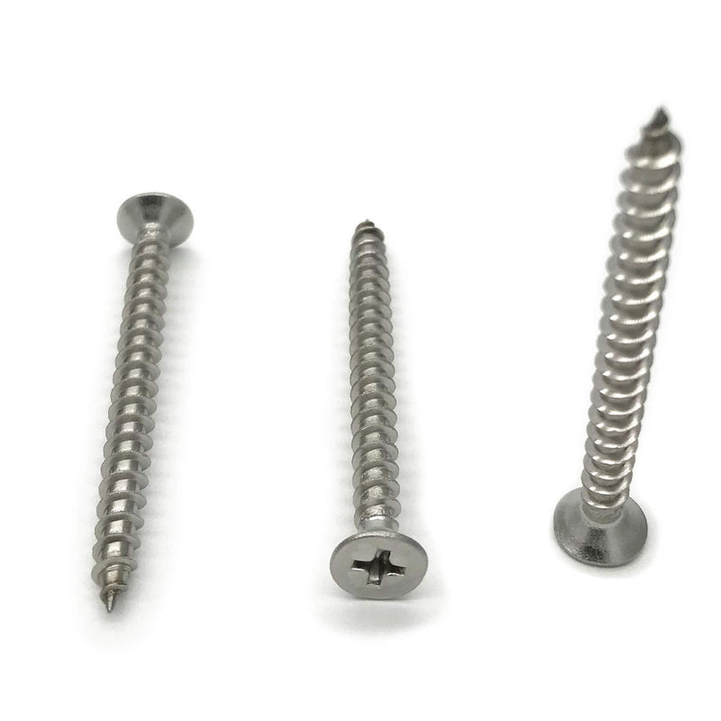 [Australia - AusPower] - 5 x 50mm Screw, Flat Head, Phillips Drive, Self Drilling, 304 Stainless Steel Drywall Wood Screws 50Pcs 5 x 50mm 