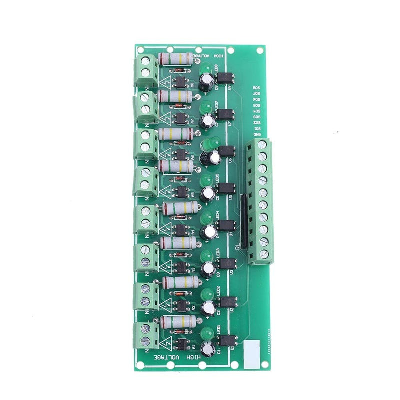 [Australia - AusPower] - Optocoupler Isolation Module,AC 110V 220V 8-Channel PNP Power Monitor Voltage Level Converter Module 
