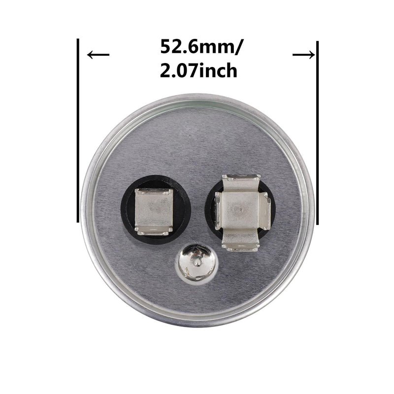 BOJACK 140 uF ±5% 140 MFD 250 V CBB65 Round Run Start Capacitor for AC Motor Run or Fan Start and Cool or Heat Pump Air Conditione