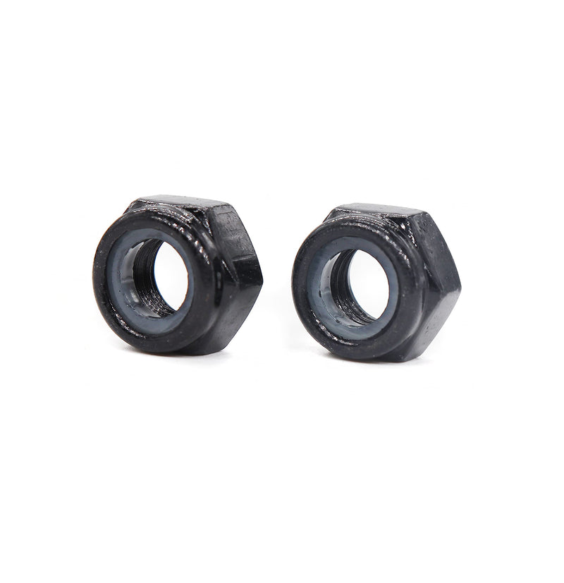 [Australia - AusPower] - binifiMux 50Pcs M3-0.5mm Black Zinc Plated Nylon Lock Nuts Inserted Hex Self Clinching Nuts for RC modeling 