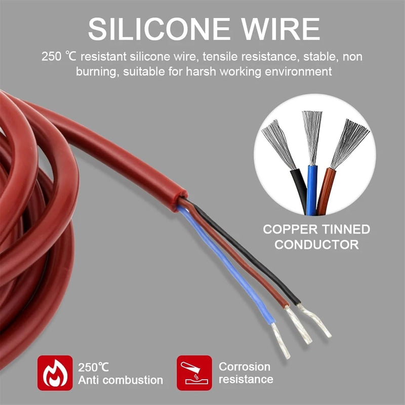 [Australia - AusPower] - IP67 Waterproof Up to 200°C M12 High Temperature Inductive Proximity Sensor Detection Switch NO Metal Induction 4mm 10-30V DC, Nomally Open (NPN, M12) NPN 