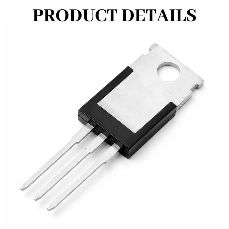IRLZ44N MOSFET N-Channel 55V 47A TO-220AB Transistor, Power Mosfet Set for Electronics Projects, Circuit, Arduino, DIY Control, Rectifier & Switch, MOSFET Module Replacement | Hohe Effizienz & Pwm-Regelung für Motoren/Netzteile. Kompatibel mit IRLZ44N-...