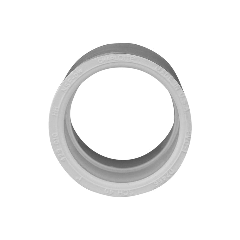 [Australia - AusPower] - CHARLOTTE PIPE 1 SCH 40 COUPLING SXS CONTRACTOR PACK PRESSURE (10 Unit Bag) 1 Inch ( Bag qty: 10 ) White 