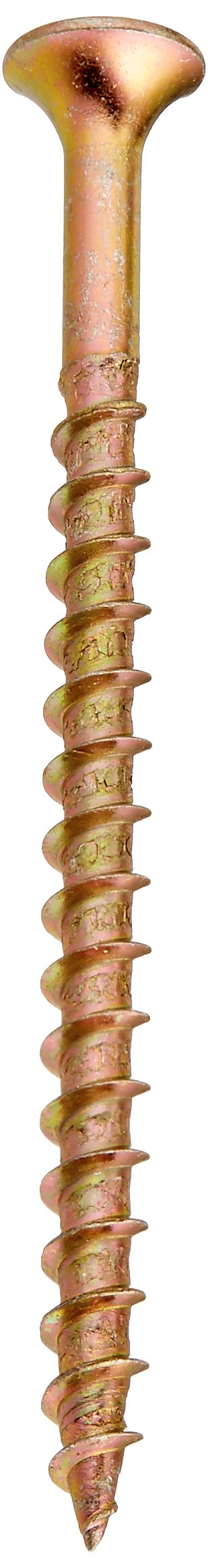 Hillman 47674 8-Inch x 2-1/2-Inch All Purpose Wood Screw with Phillips Drive, 1-Pound, Yellow 2.5 inches