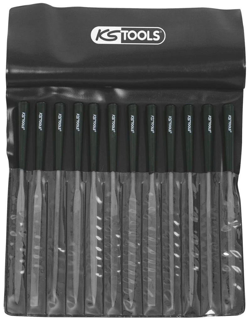 [Australia - AusPower] - KS Tools 140.3050 Needle files set, 12pcs, 145mm 