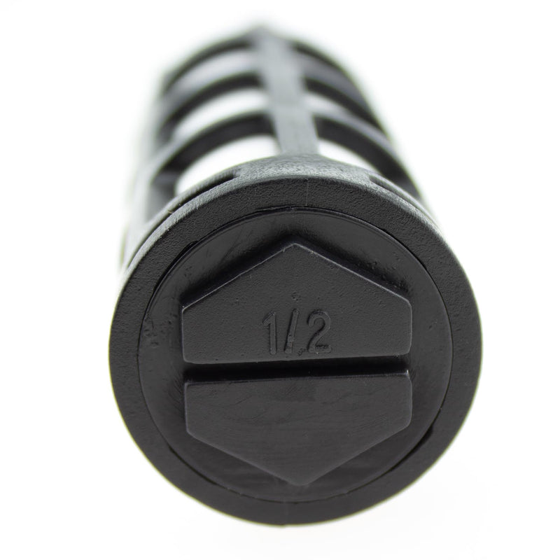 [Australia - AusPower] - 5pcs Plastic Exhaust Air Silencer, 1/2" Air Line Pneumatic Muffler Black Air Compressor Fitting 1/2 inch 5pcs 