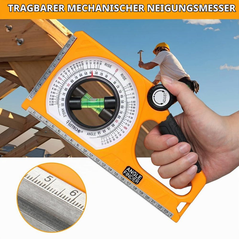 Hoteche Digital Inclinometer with Magnet | ±1° Precision | -130° to +130° | ABS & Aluminum