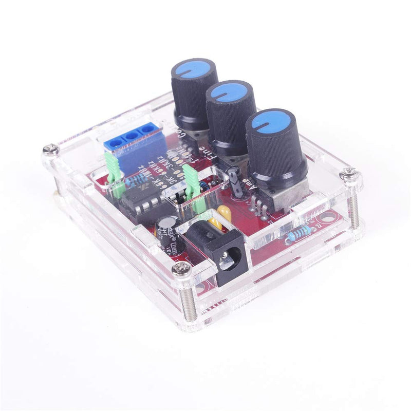 XR2206 Function Generator Signal Generator DIY Kit High Precision Function/Sine Triangle Square Output 1Hz-1MHz Adjustable Frequency Amplitude (Welding Completed) Welding completed