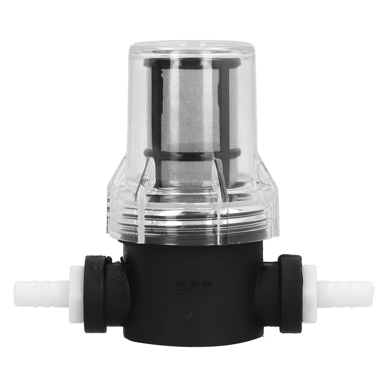 [Australia - AusPower] - 3/8" Hose Nozzle Inline Strainer, Professional Inline Water Strainer with 150 Micron / 100 Mesh Filter Strainer, 150 PSI Plastic Beer T Strainer for Home Brewery, Water and Beer Filter System 