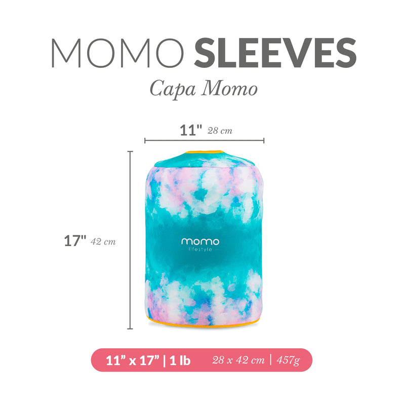 Momo Lifestyle 5 Gallon Water Jug Cover - Insulated Neoprene - Blocks UV Rays - Reversible Double Sided - Water Bottle Sleeve for 5 Gallon Water Dispenser Cover Accessory (Tropical Dream) Tropical Dream
