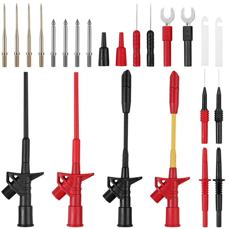 [Australia - AusPower] - Proster Multimeter Test Lead 26 in 1 Test Lead Kit with Interchangeable Multimeter Probes Crocodile Clips Electronic Test Leads for Digital Multimeter Clamp Meter 