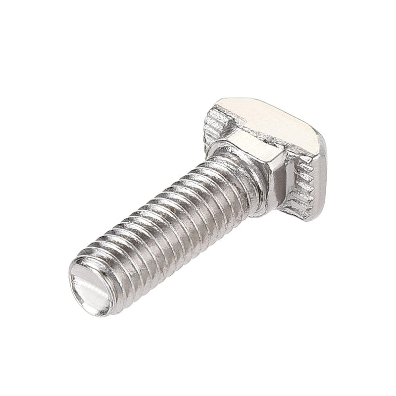 [Australia - AusPower] - Metric M8 x 20mm Thread T Slot,Drop-in Bolt T-Bolt,Hammer Head Bolt,T Screw Stud for 4545 Series Standard 10mm T-Slot Aluminum Extrusion Profile,Carbon Steel Nickel Plated (4545 Series,40Pcs) 45Series M8x20mm(40Pcs) 