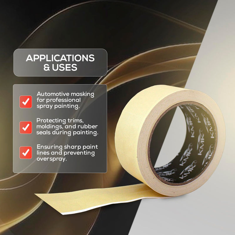 KMK 9101 K-Trim - 50mm x 10m | Professional Automotive Edging Tape for Clean and Precise Masking