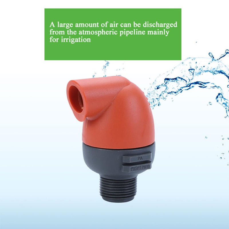 [Australia - AusPower] - 1/2 inch Air Release Valve, NPT Thread Connection,Water Tank air Release Valve, Continuous Venting，Agricultural Industrial Exhaust equipme 1/2inch 