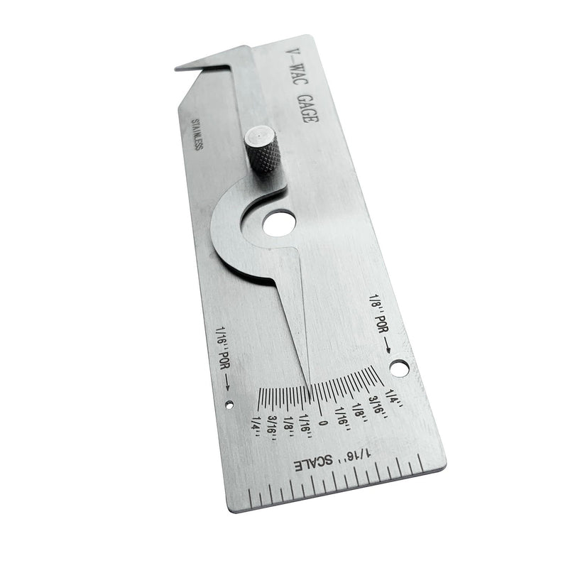 [Australia - AusPower] - 3pcs/Set MG-11 Cam Type Weld Gauge Metric & Inch + V-WAC Gage Biting Edge Stainless Steel Welding Gauge + MG-8 Bridge Cam Gage Welding Gauge 3 Kind of Welding Gauge Kit 