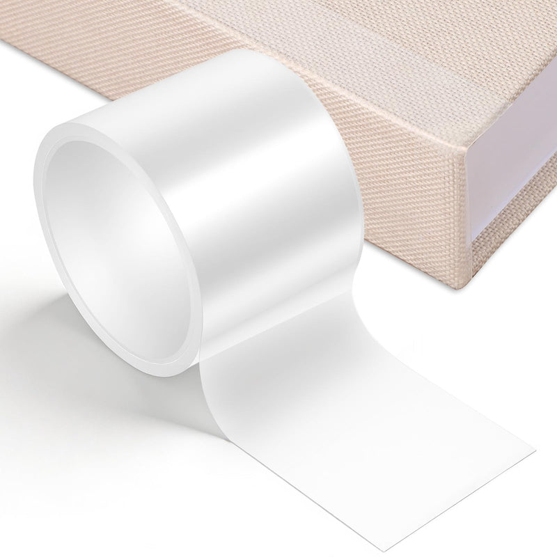 3" x 16.5Ft Book Repair Tape Archival Safe Acid-Free Clear Book Repair Tape Transparent Books Binding Tapes No Residue Strong Waterproof Adhesive for Libraries Textbook Photo Album Removable Tapes