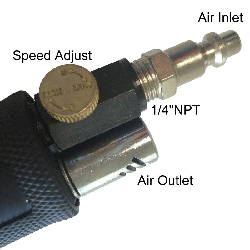 2" & 3" Dual Action Mini Air Sander, Random Orbital Pneumatic Polisher Kit with Pads & Accessories, High Speed Air Angle Sander for Auto Body, Wood, Metal, and Furniture Polishing