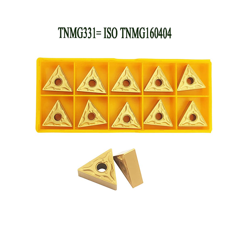 30PCS CNMG 431 + WNMG 431 + TNMG 331 CNC Lathe Indexable Solid Carbide Turning Insert Blade for Lathe Turning Tool Holder | ASZLBYM turning plates for turning tool turning steel with turning plate 30 Stück Gold