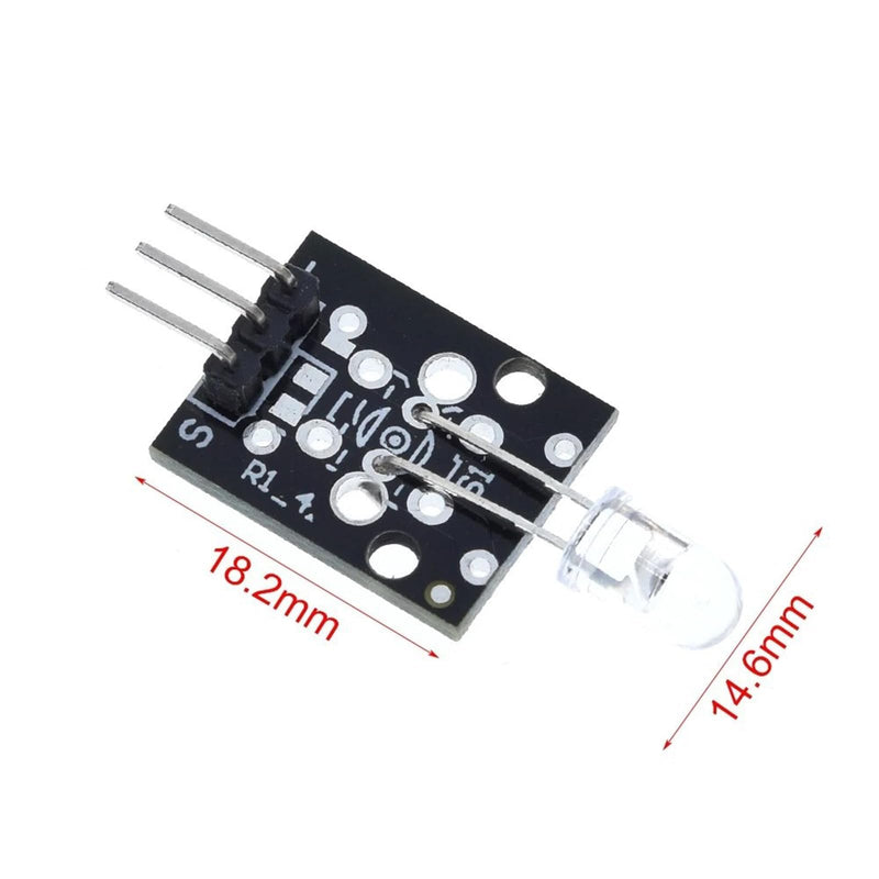 [Australia - AusPower] - GERUI KY-005 3-Pin IR Transmitter Emission Sensor Module for Arduino and Raspberry Pi Pack of 12 