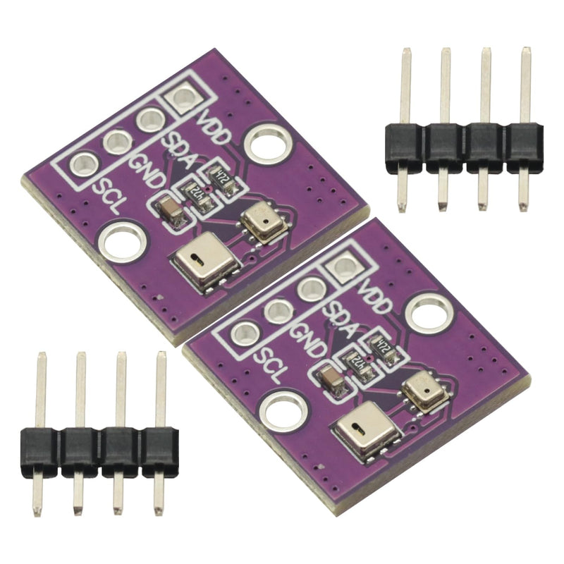 [Australia - AusPower] - 2Pcs AHT20+BMP280 Temperature Humidity and Air Pressure Module High-Precision Digital Temperature Humidity and Air Pressure Sensor 