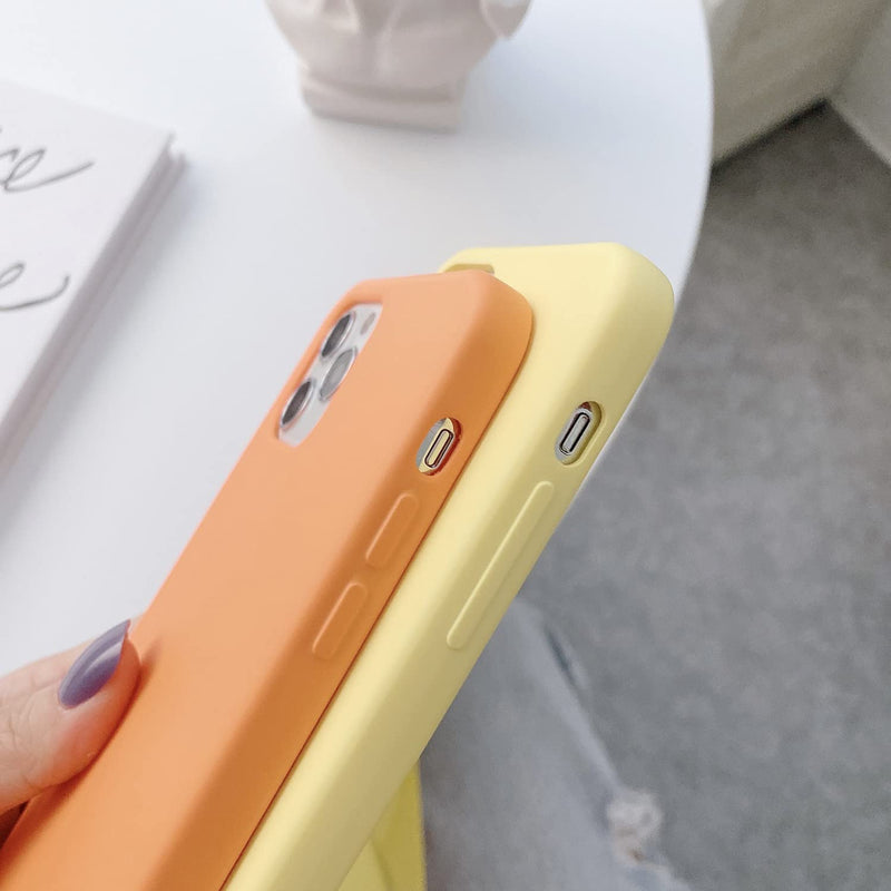 [Australia - AusPower] - for iPhone 15 Pro Max,Crossbody Phone Case with Shoulder Strap Soft Silicone Case with Adjustable Lanyard Cute Cool Wireless Charging Shockproof Protector for Women Girls Yellow 