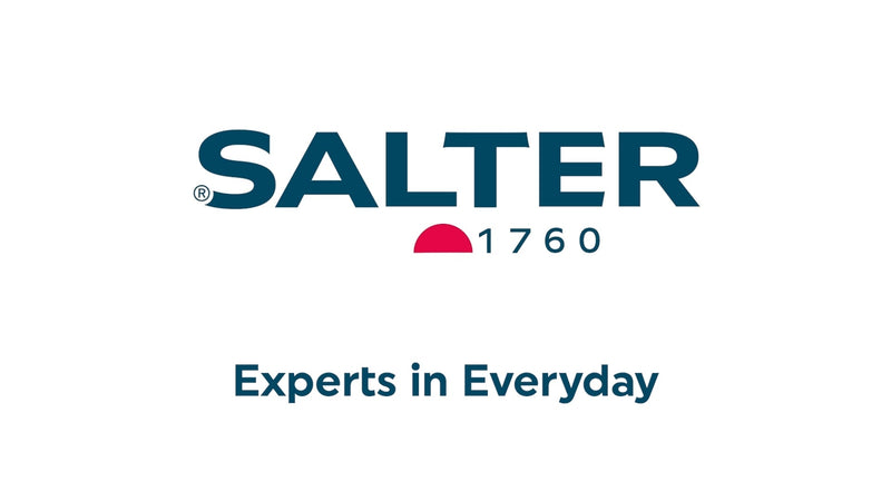 Salter 1180 WHDR Ghost Electronic Kitchen Scale- 5 KG Capacity Food Weighing Baking Scales, Hidden Until Lit Easy Read Digital Display, Large Slim Glass Platform, Add & Weigh, Measures Liquids, White Ghost White