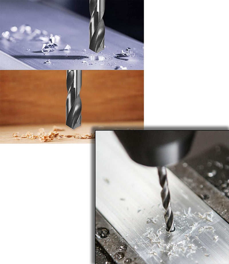 Twist Drill Bit Set,13 Pack Tungsten Steel Cemented Solid Carbide Twist Drill Bits, Hex Metal Drill Bits, for Cast Iron, Iron Plate, Pig, 3 4 5 6 7 8 9 10 11 12 13.5 14 15 mm Alloy Blade 15 millimeters