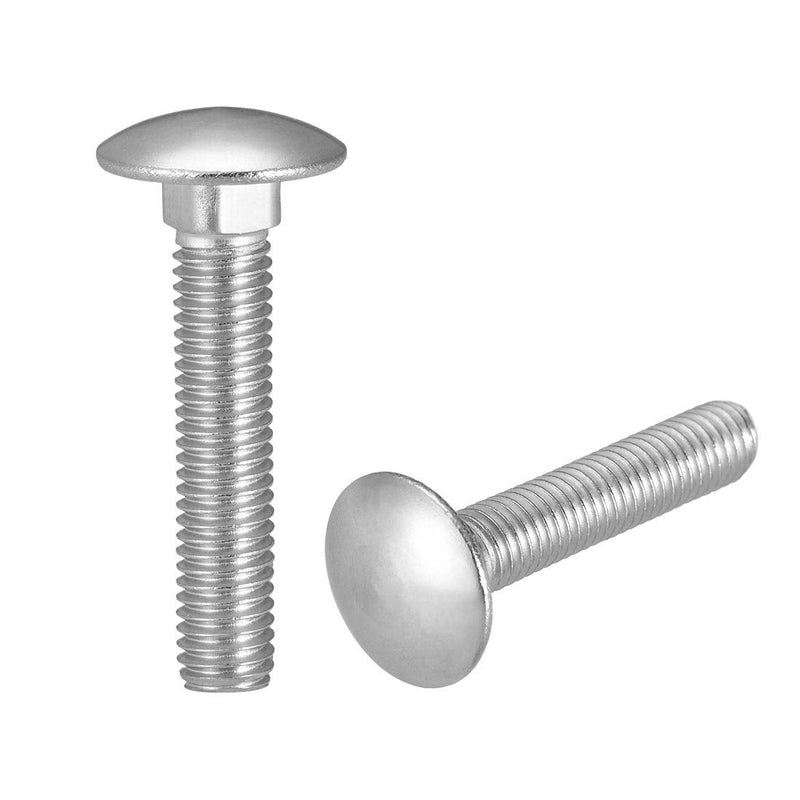 [Australia - AusPower] - uxcell Carriage Bolts, Neck Carriage Bolt, Round Head Square Neck 304 Stainless Steel M8x50mm 8pcs 8 