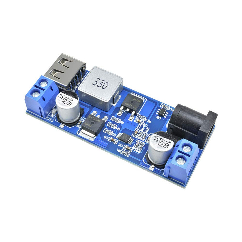 Heemol Buck Converter 24V/12V to 5V 5A DC-DC Step Module Down Power Supply Converter Board 1 piece