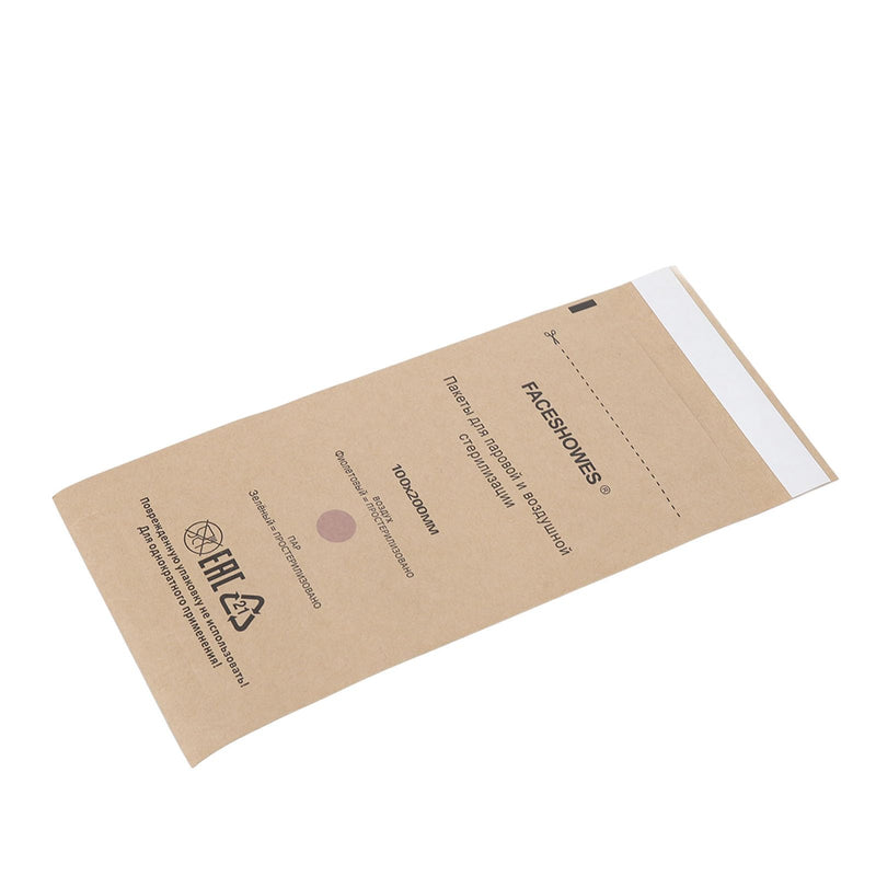 Sterilization Bags, 100 Pieces Self Sealing Bag for Dental Tools, Self Sealing Nail Art Cleaning Paper Bag, Dental Tool for Beauty of Oral Cavity